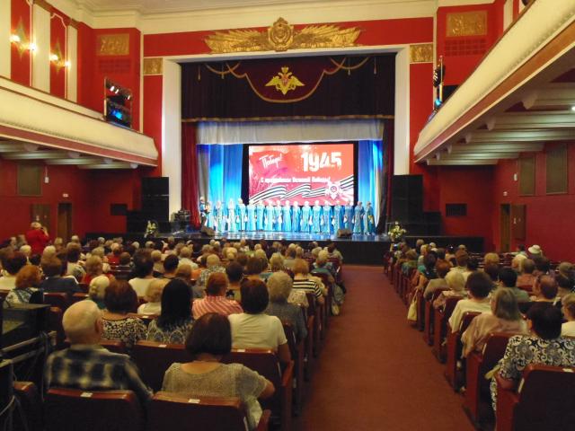 Празднование 74-ю годовщины победы советских войск над фашистской Германией с организацией «Труженики тыла и ветераны труда»