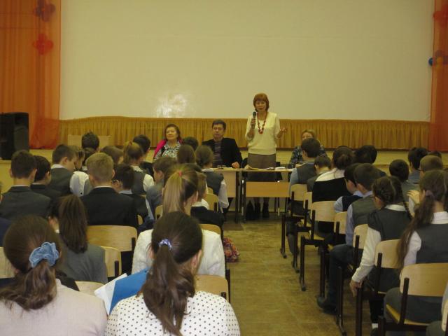 Встреча писателей и юных читателей в школе № 149